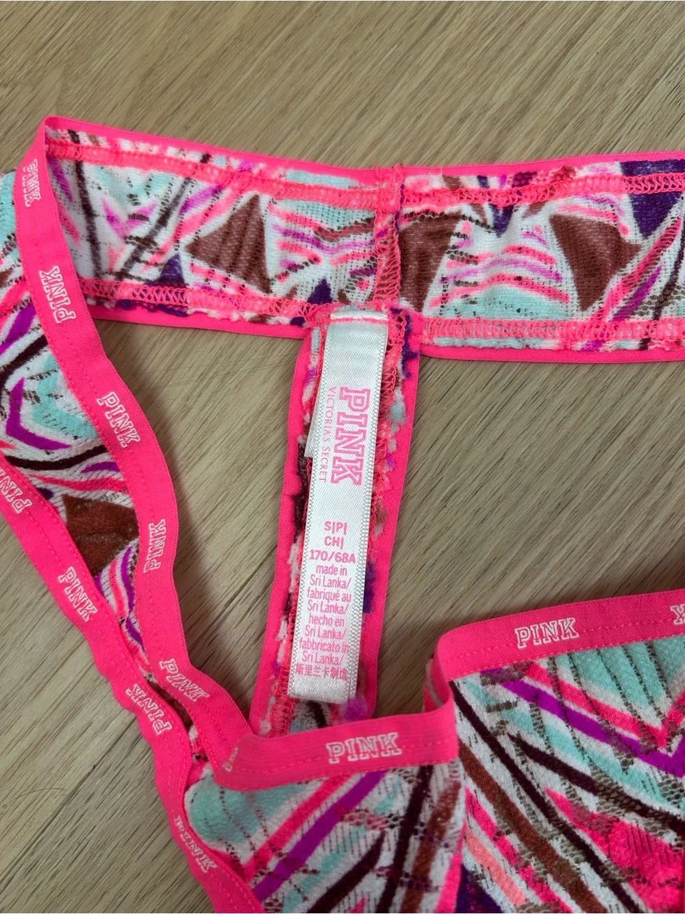 2017 PINK Victoria’s Secret Extra Low Rise Thong Lace Panty S